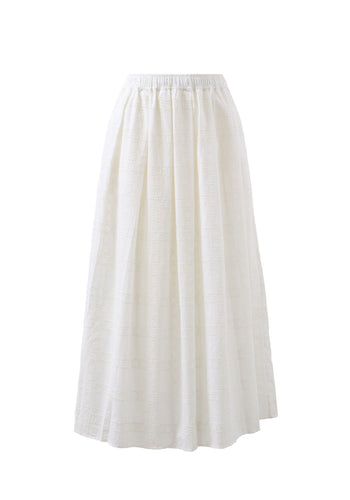 CERES LIFE FLORENCE MAXI SKIRT - WHITE BRODERIE