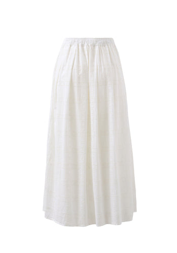 CERES LIFE FLORENCE MAXI SKIRT - WHITE BRODERIE