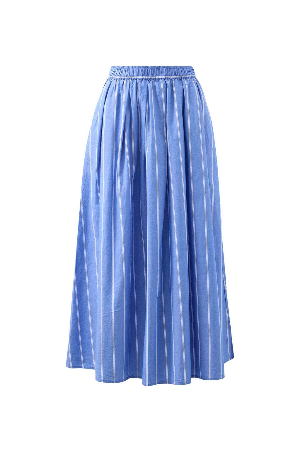 CERES LIFE FLORENCE MAXI SKIRT - BLUE WHITE STRIPE