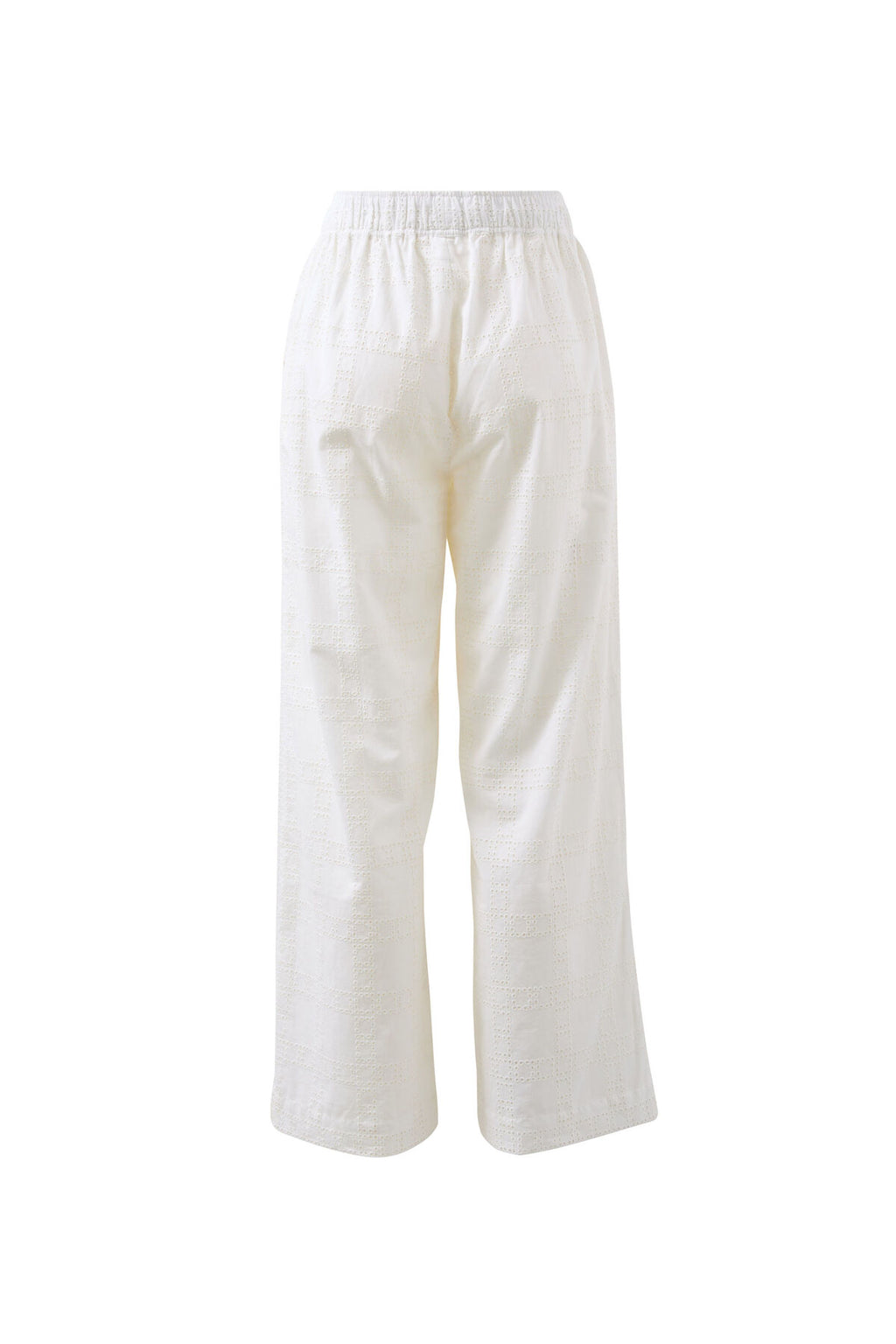 CERES LIFE LOUNGE PANT - WHITE BRODERIE