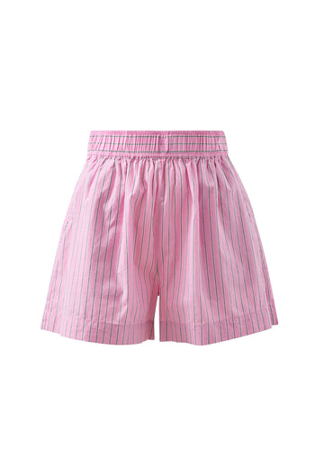CERES LIFE COTTON MILA SHORT - HIBISCUS PINK STRIPE