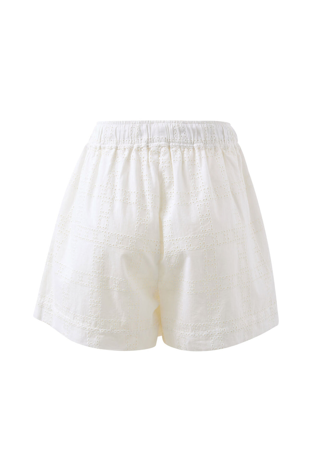 CERES LIFE MILA SHORTS - WHITE BRODERIE