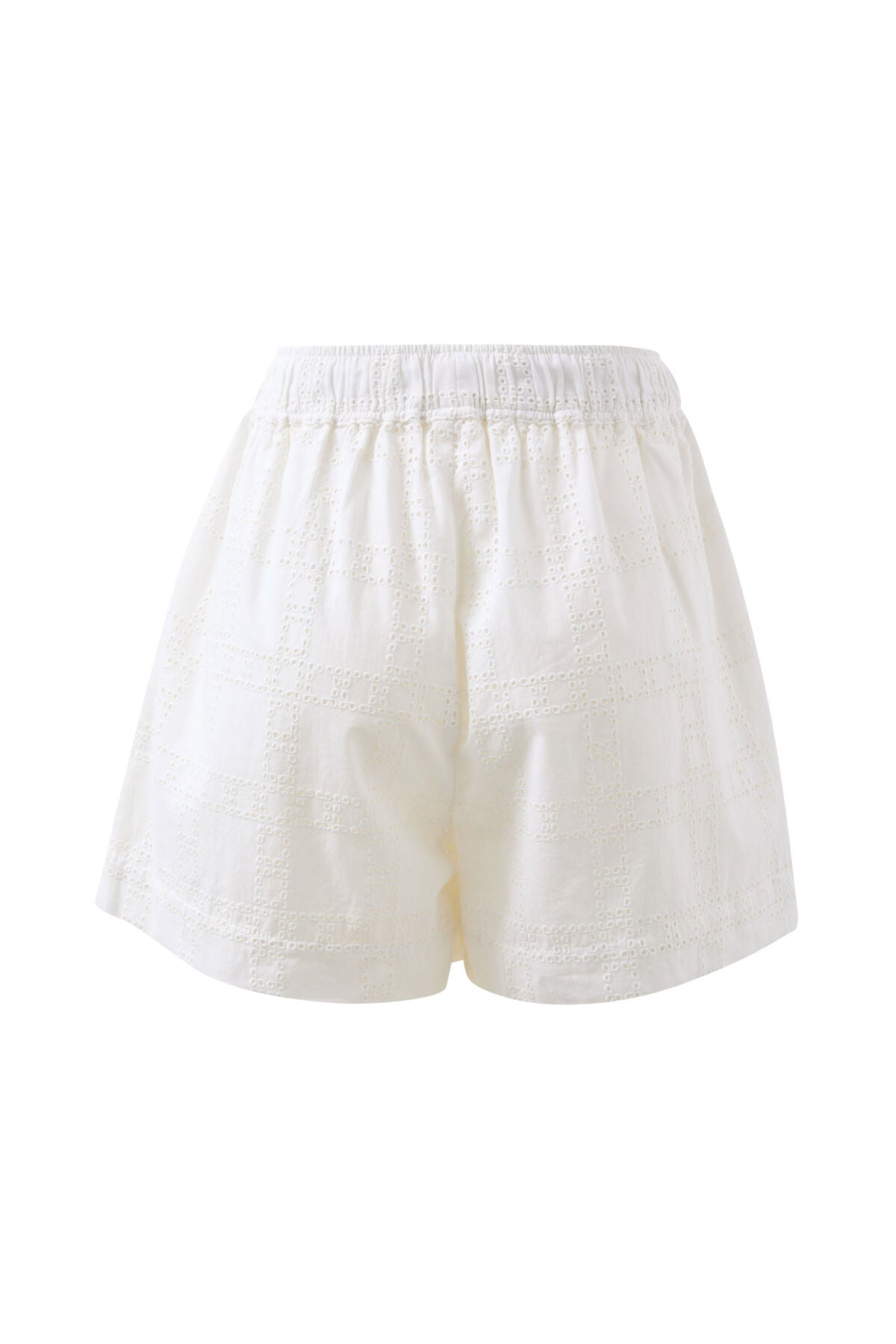 CERES LIFE MILA SHORTS - WHITE BRODERIE