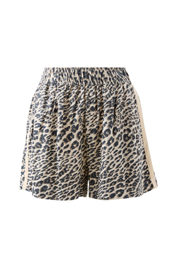 CERES LIFE MILA SHORTS - LEOPARD LINEN
