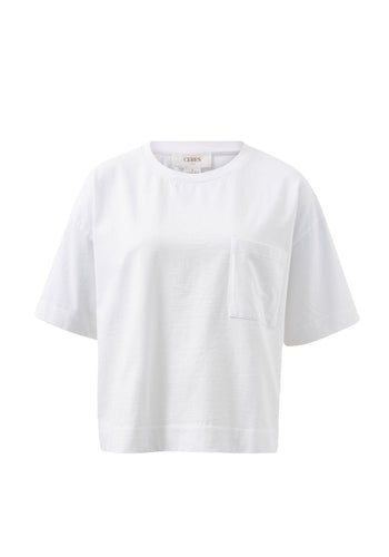 CERES LIFE BOXY POCKET TEE - WHITE