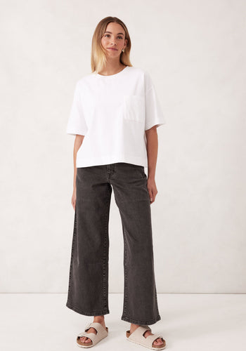 CERES LIFE BOXY POCKET TEE - WHITE