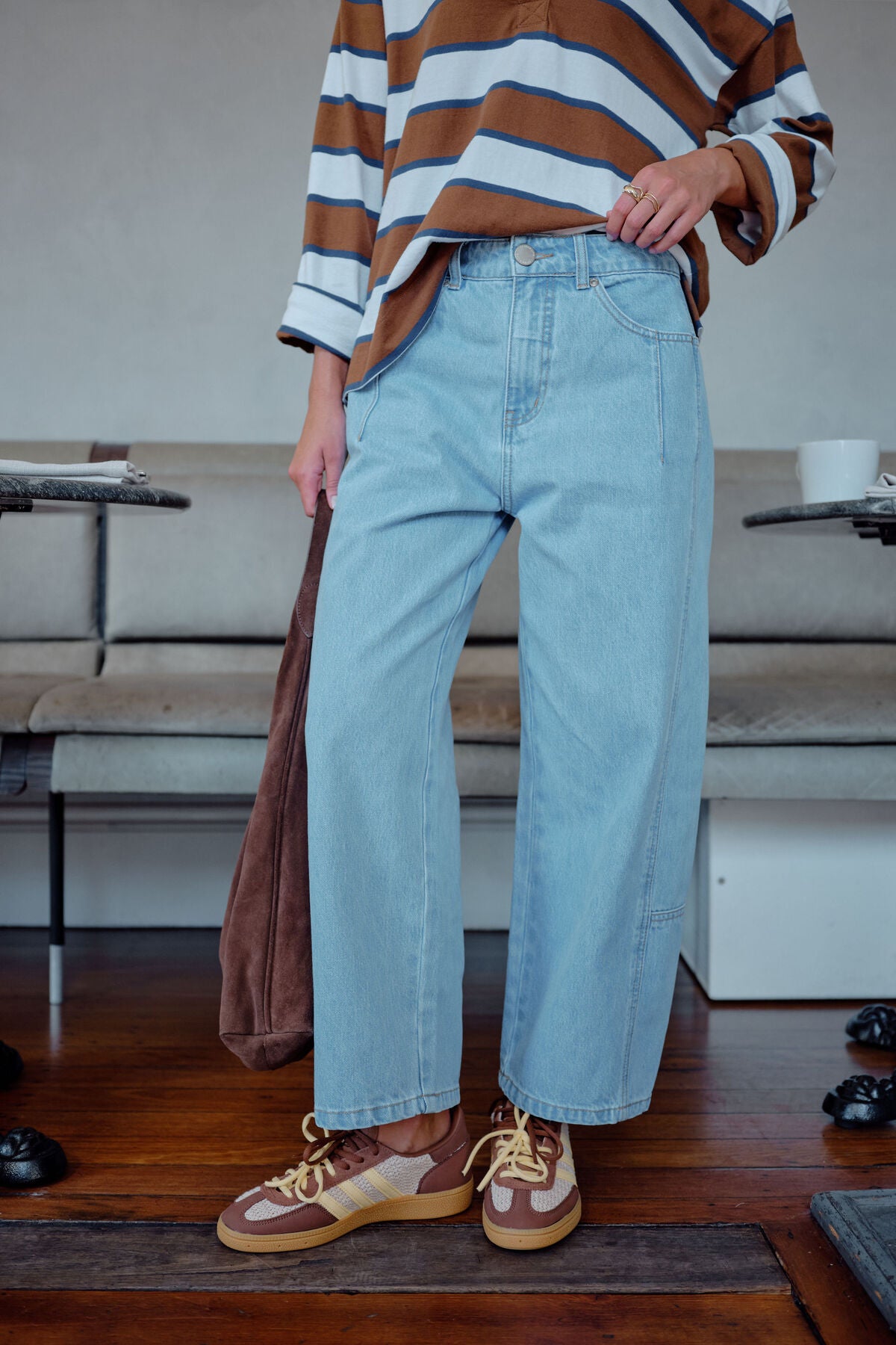 CERES LIFE DEMI BARREL JEAN - VINTAGE BLUE