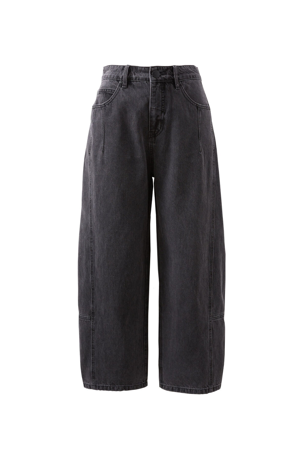 CERES LIFE DEMI BARREL JEAN - FADED BLACK