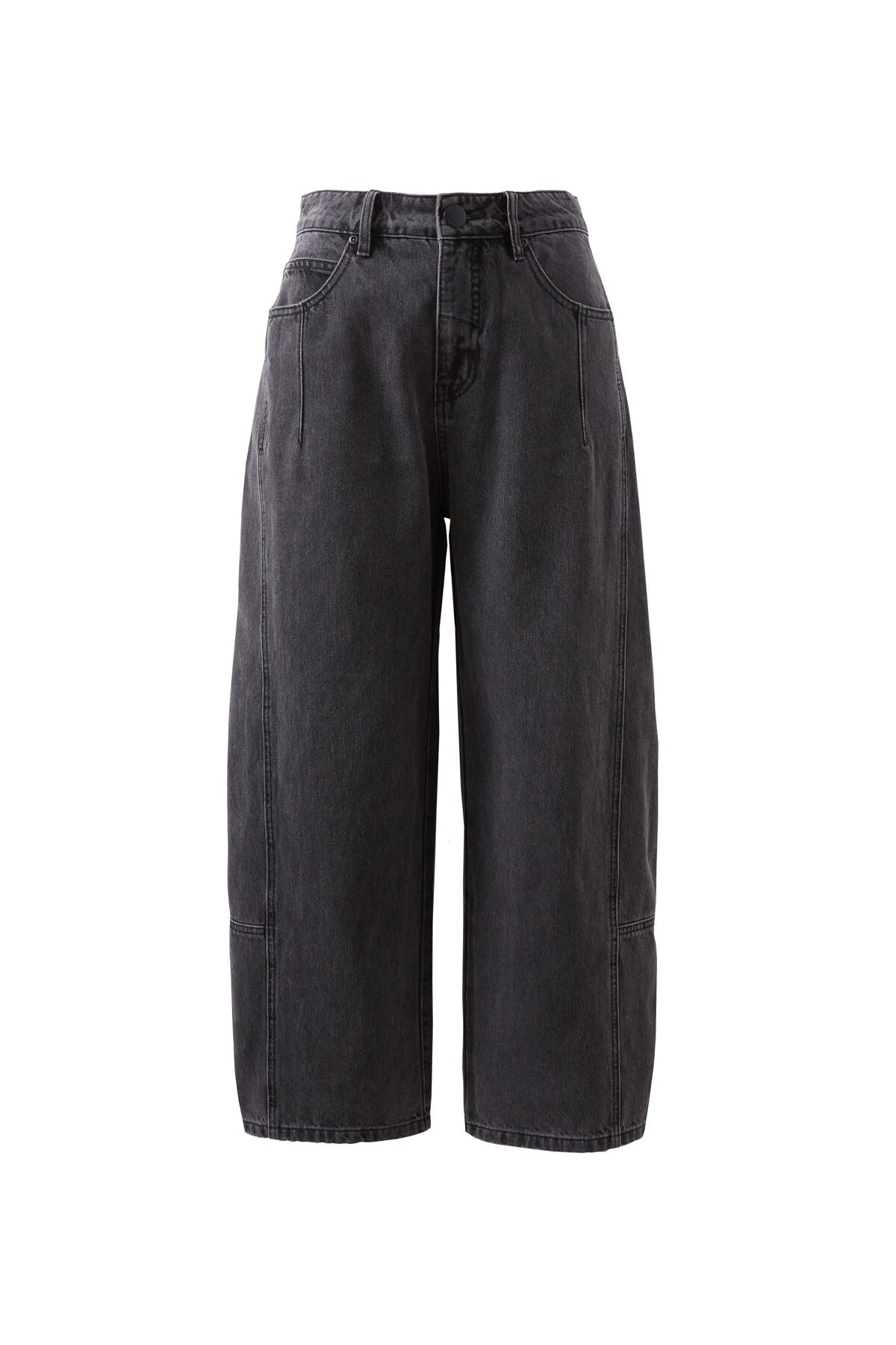 CERES LIFE DEMI BARREL JEAN - FADED BLACK