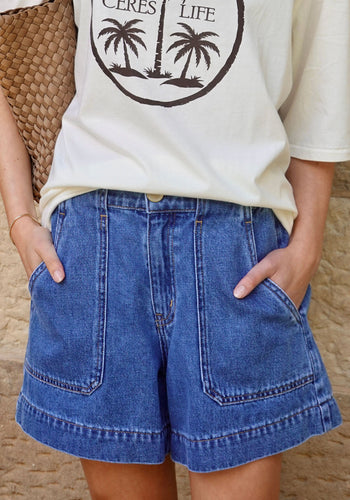 CERES LIFE WEEKENDER SHORT - FRESH INDIGO