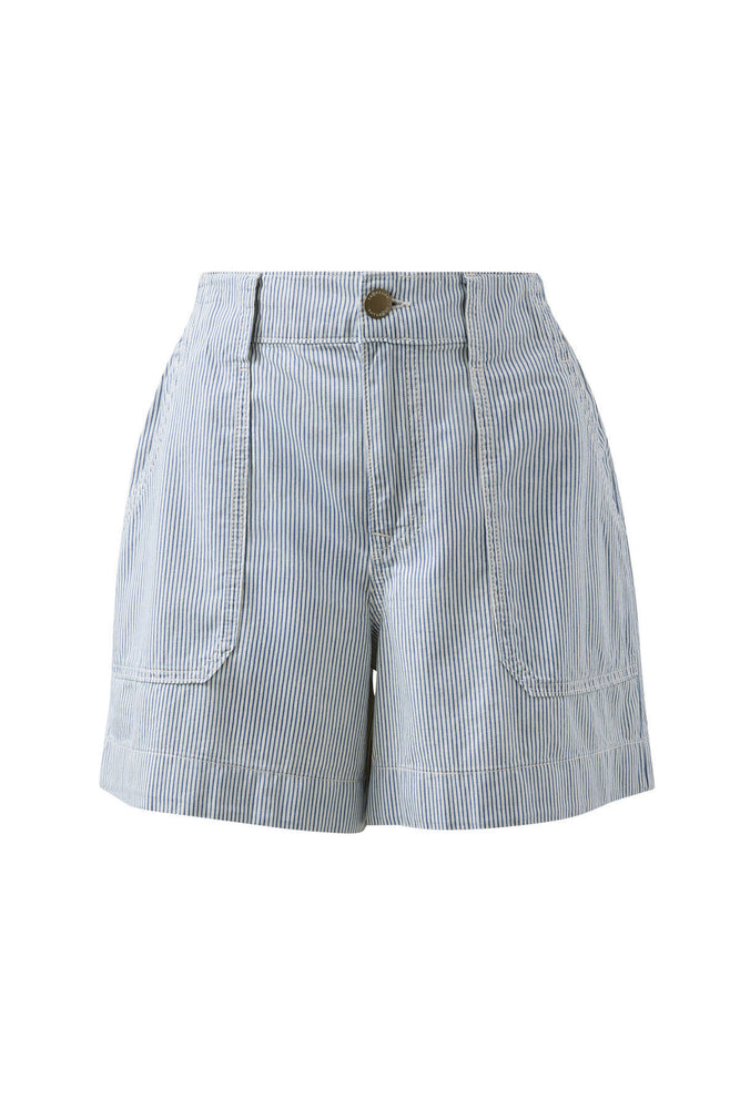 Load image into Gallery viewer, CERES LIFE WEEKENDER SHORT - FRESH BLUE STRIPE