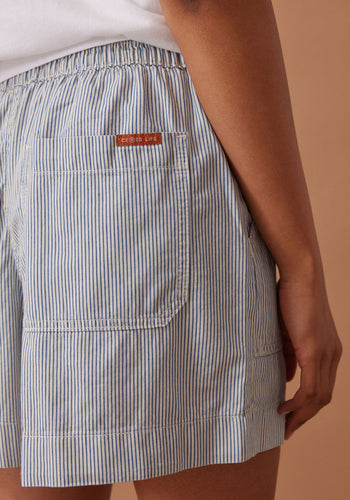 CERES LIFE WEEKENDER SHORT - FRESH BLUE STRIPE