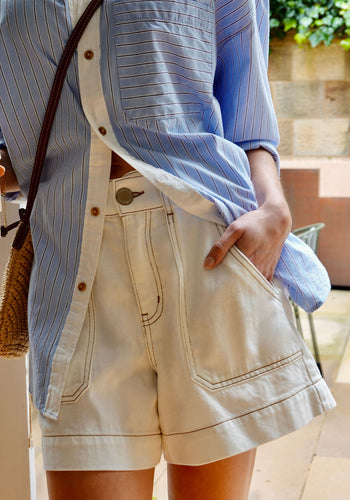 CERES LIFE WEEKENDER SHORT - FRESH ECRU