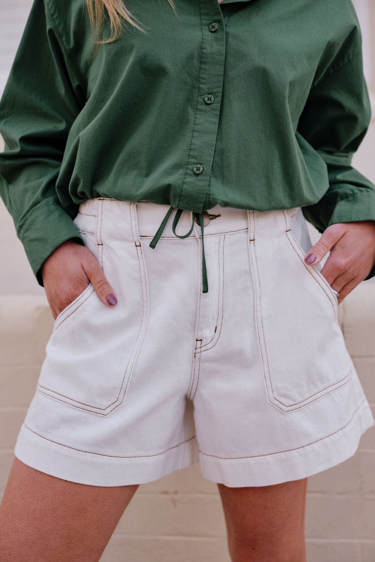 CERES LIFE WEEKENDER SHORT - FRESH ECRU