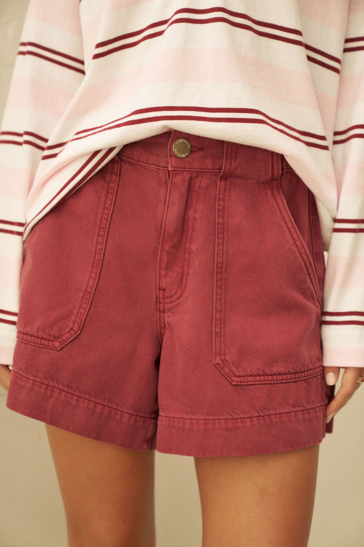CERES LIFE WEEKENDER SHORT - MULBERRY