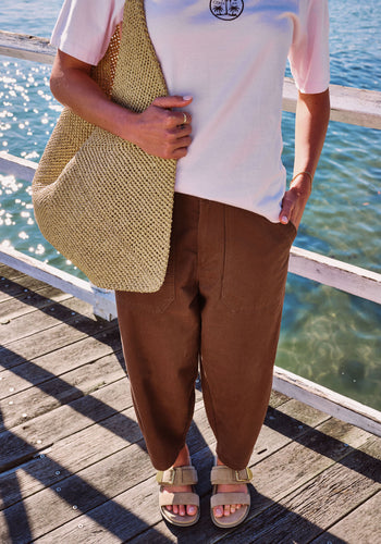 CERES LIFE WEEKENDER PANT - CHOCOLATE