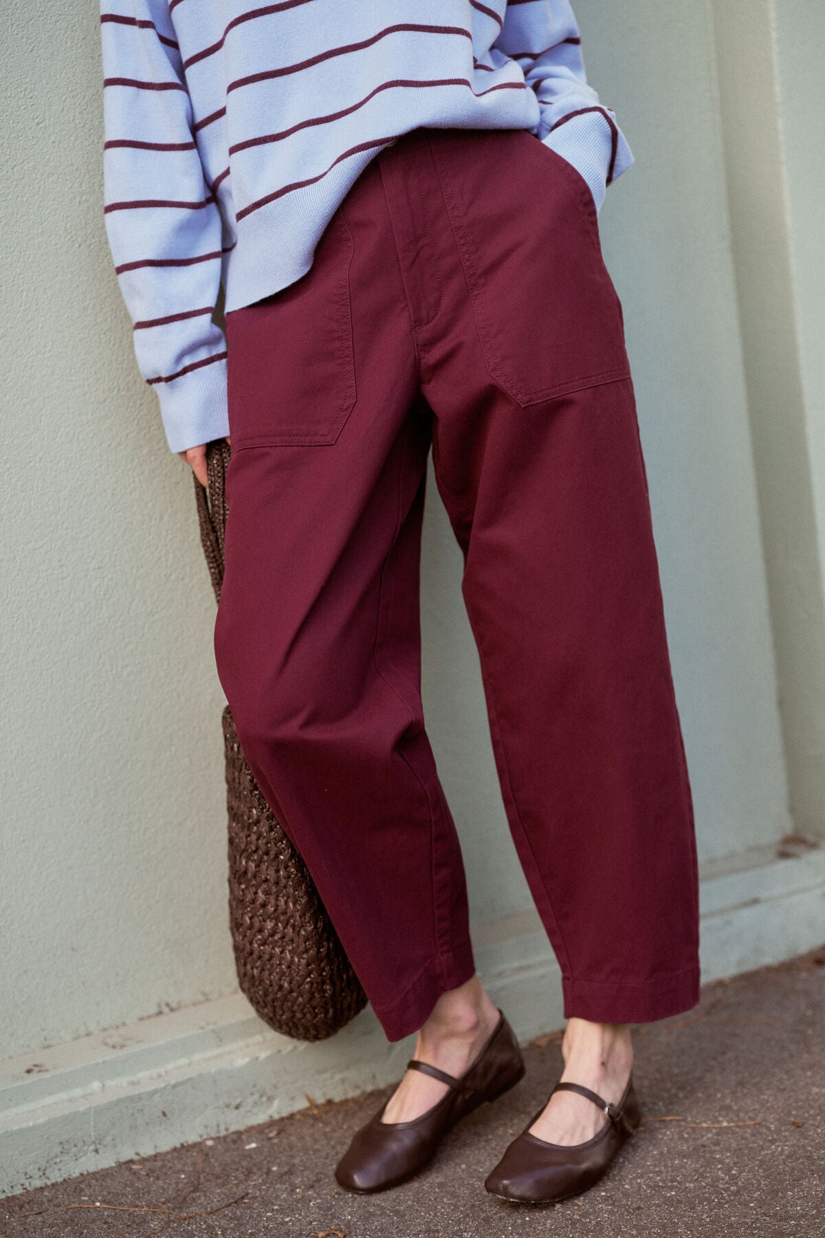 CERES LIFE WEEKENDER PANT - BURGUNDY