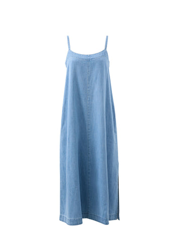CERES LIFE REMY STRAPPY MIDI DRESS - VINTAGE BLUE