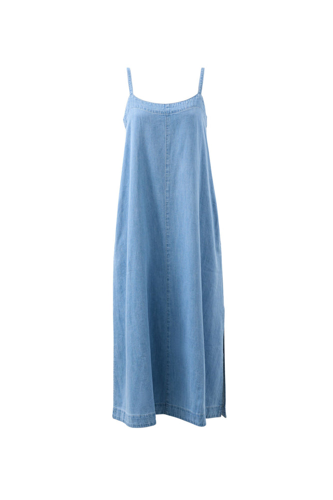 Load image into Gallery viewer, CERES LIFE REMY STRAPPY MIDI DRESS - VINTAGE BLUE