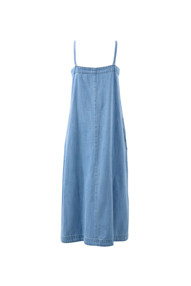 Load image into Gallery viewer, CERES LIFE REMY STRAPPY MIDI DRESS - VINTAGE BLUE