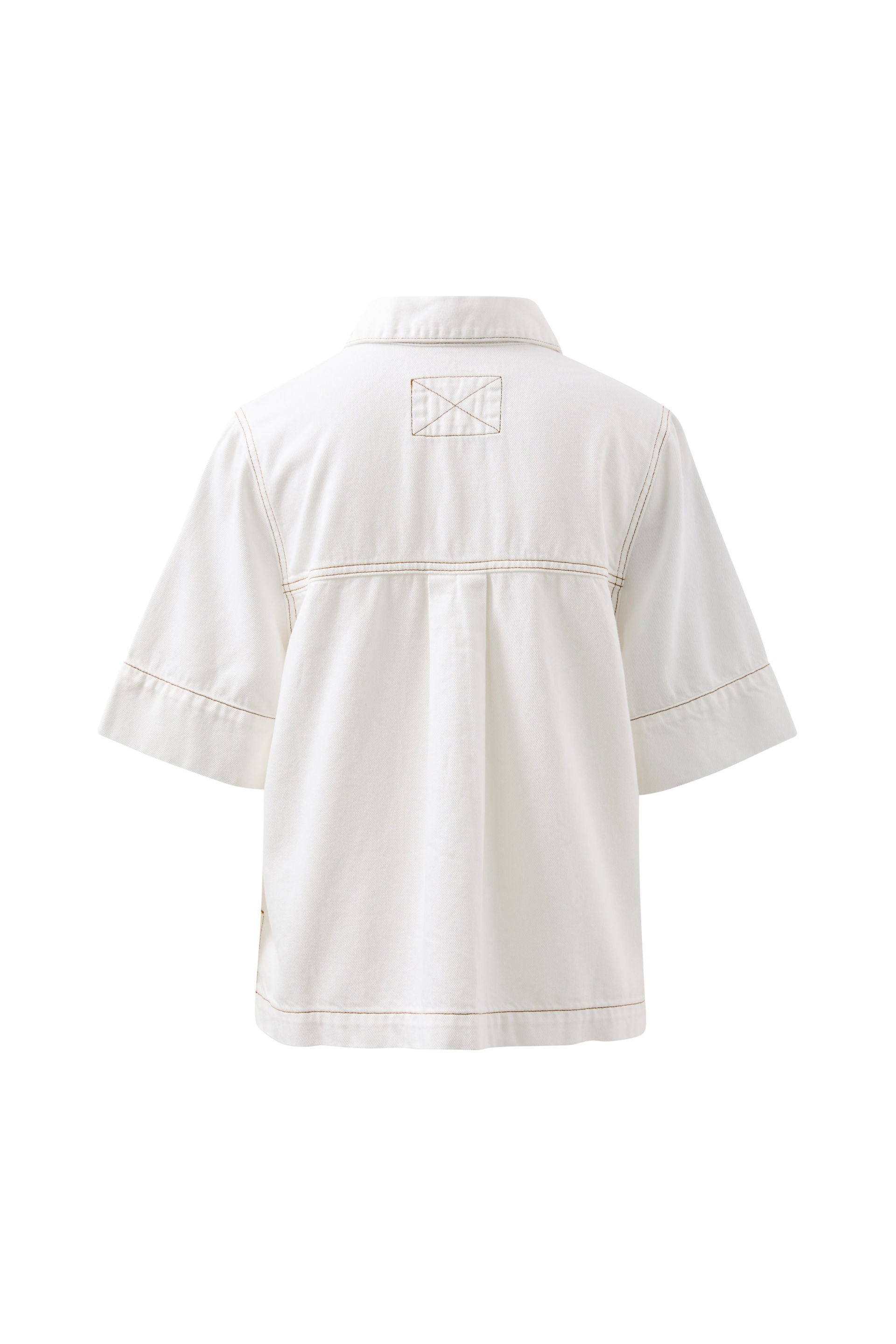 CERES LIFE NOA SHORT SLEEVE SHIRT - FRESH ECRU