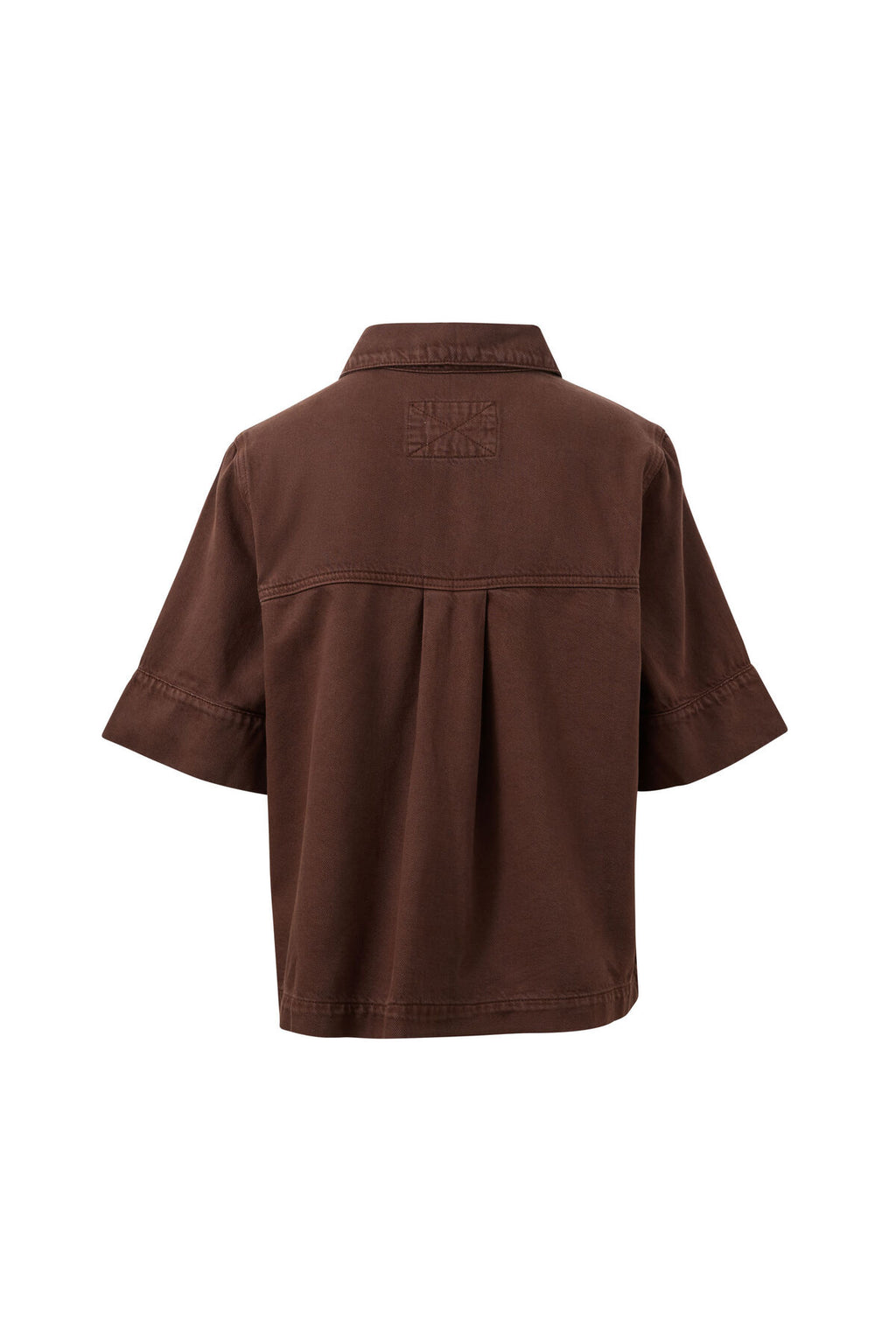 CERES LIFE NOA SHORT SLEEVE SHIRT - CHOCOLATE