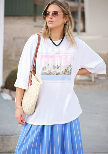 CERES LIFE LIV OVERSIZED TEE - HOLIDAY STAMP