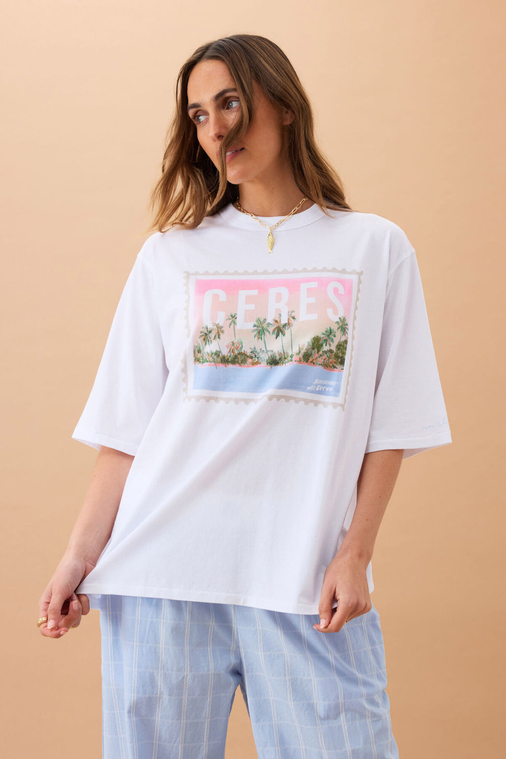 CERES LIFE LIV OVERSIZED TEE - HOLIDAY STAMP