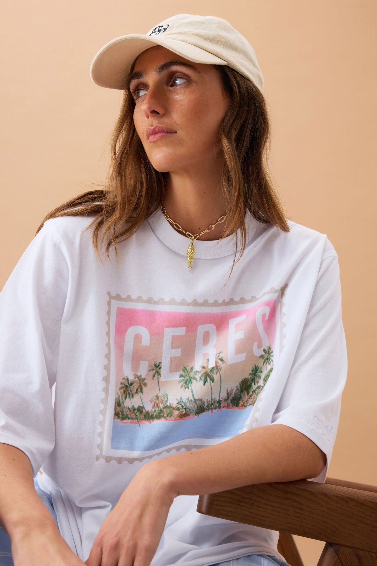 CERES LIFE LIV OVERSIZED TEE - HOLIDAY STAMP