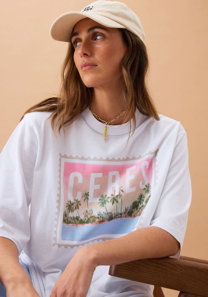 CERES LIFE LIV OVERSIZED TEE - HOLIDAY STAMP