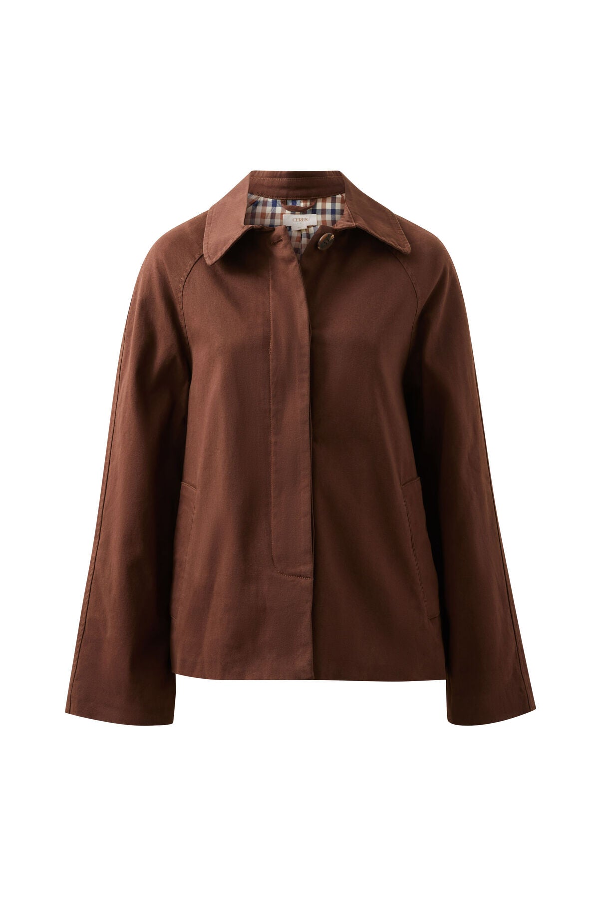 PIA COAT - CHOCOLATE