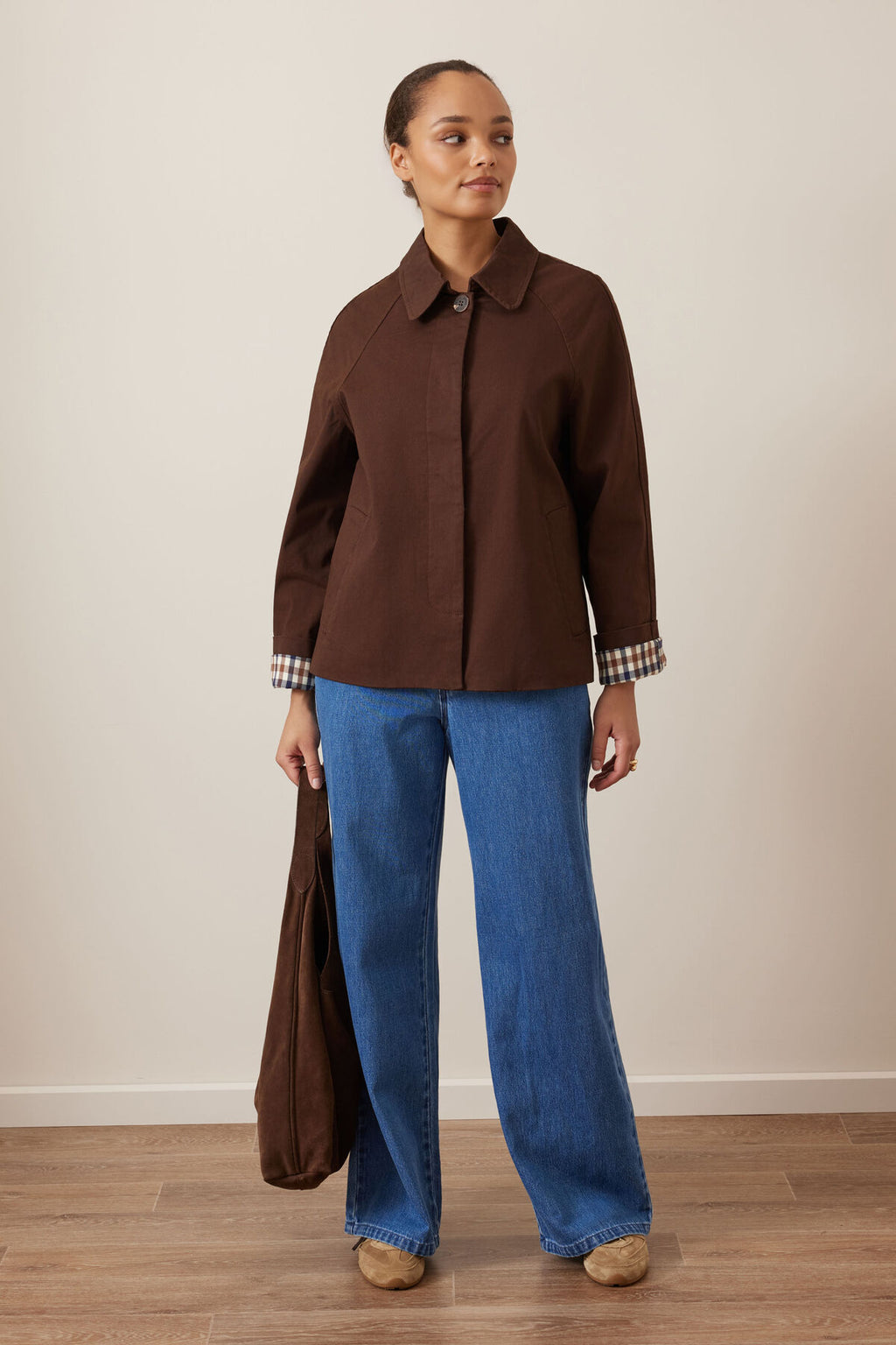 PIA COAT - CHOCOLATE