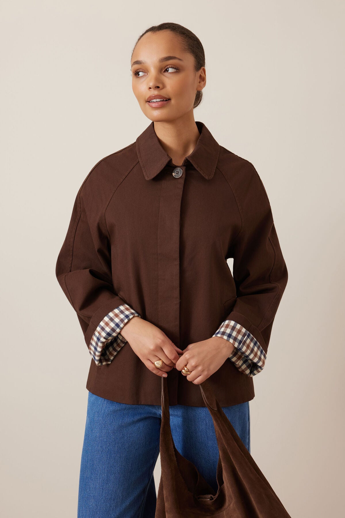 PIA COAT - CHOCOLATE