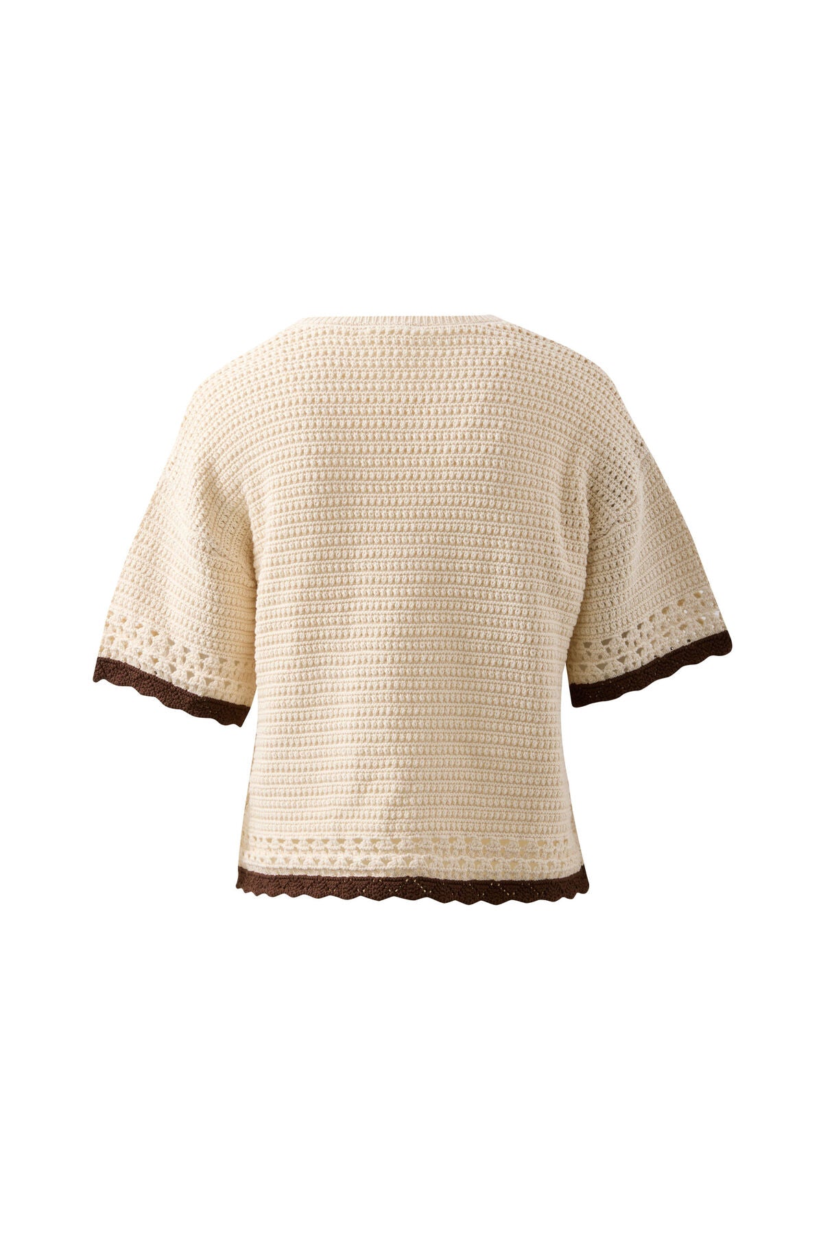 CERES LIFE BLAIR KNIT TEE - ECRU