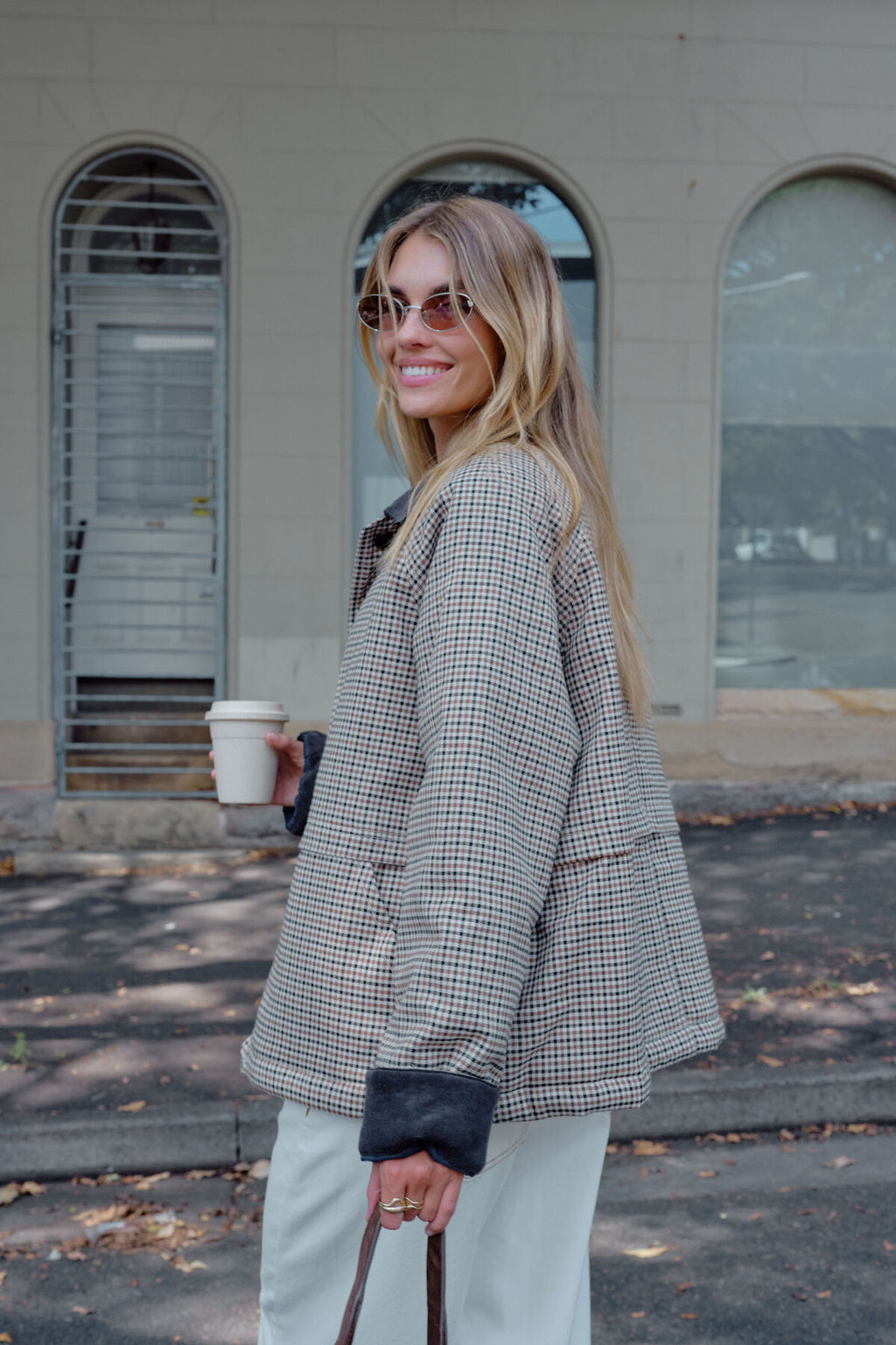 CERES LIFE BLAIR BARN JACKET - CHECK
