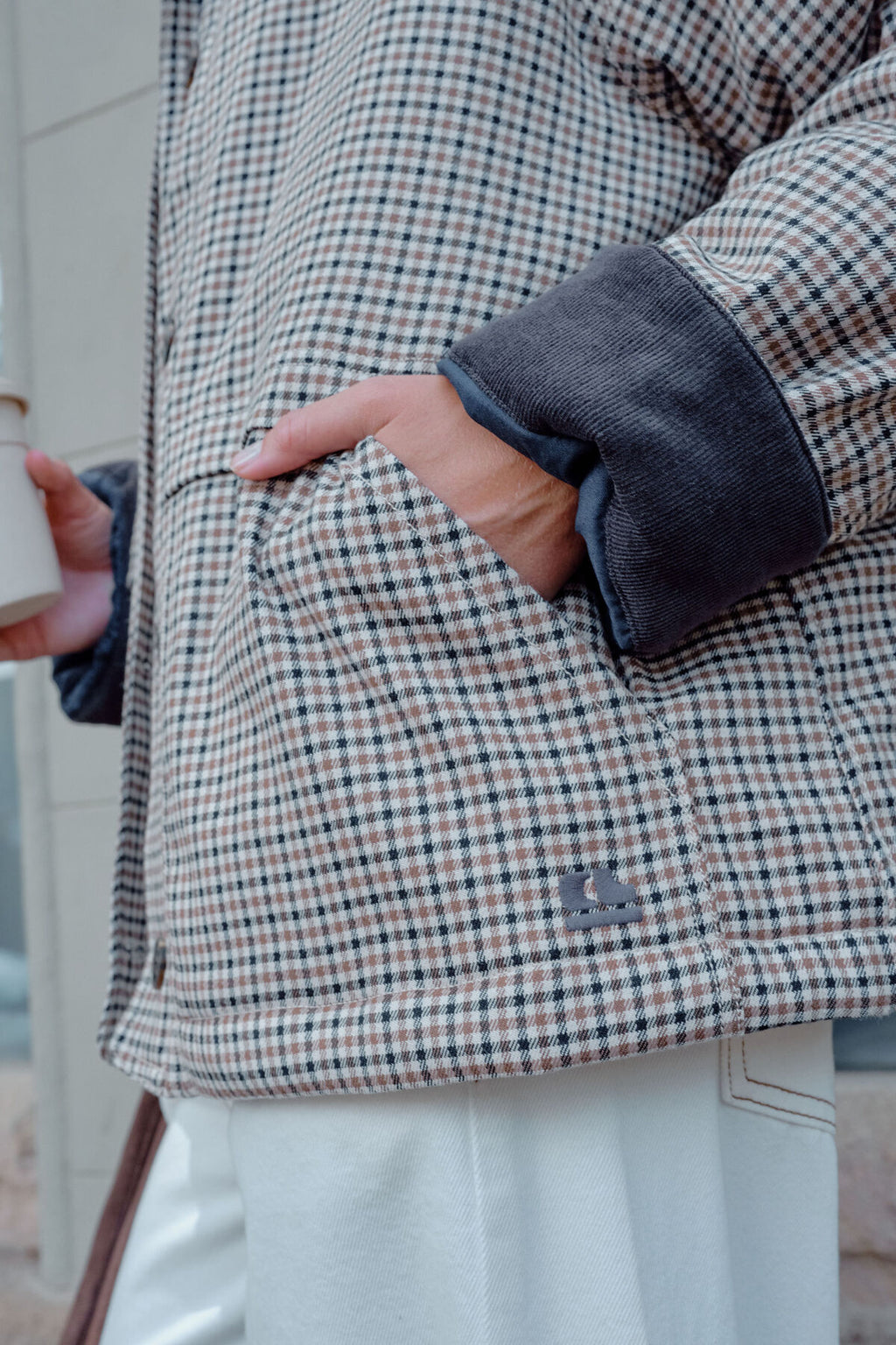 CERES LIFE BLAIR BARN JACKET - CHECK