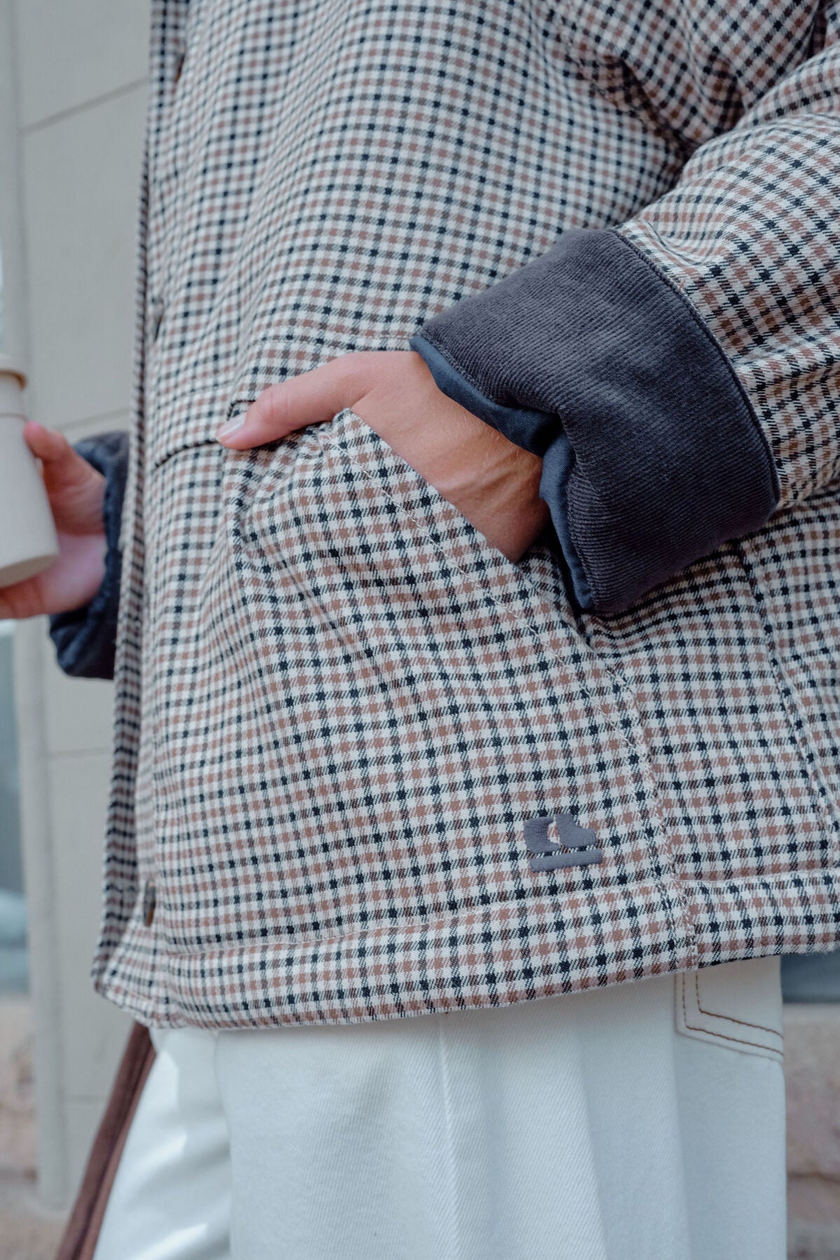 CERES LIFE BLAIR BARN JACKET - CHECK
