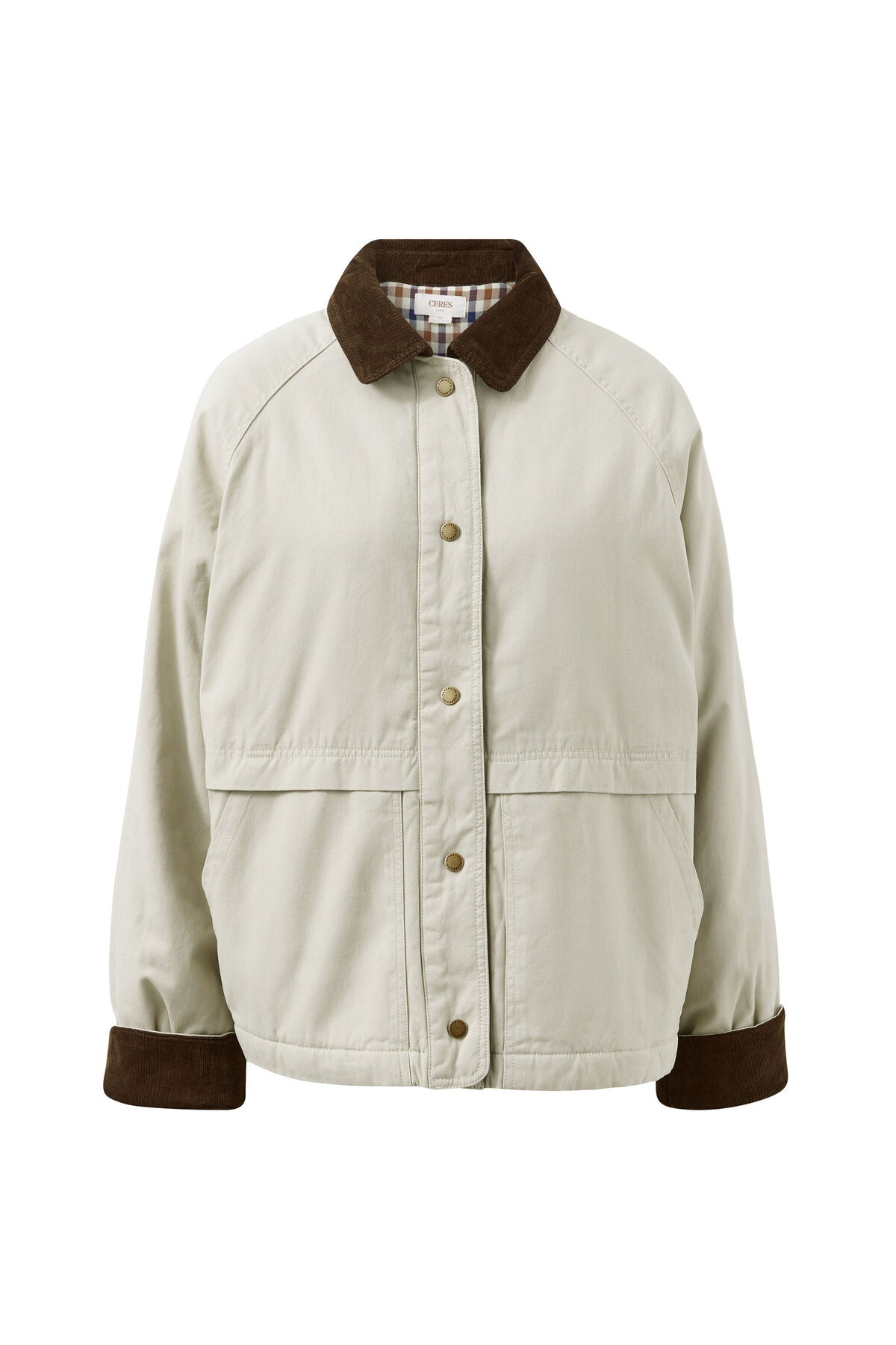 CERES LIFE BLAIR BARN JACKET - BIRCH