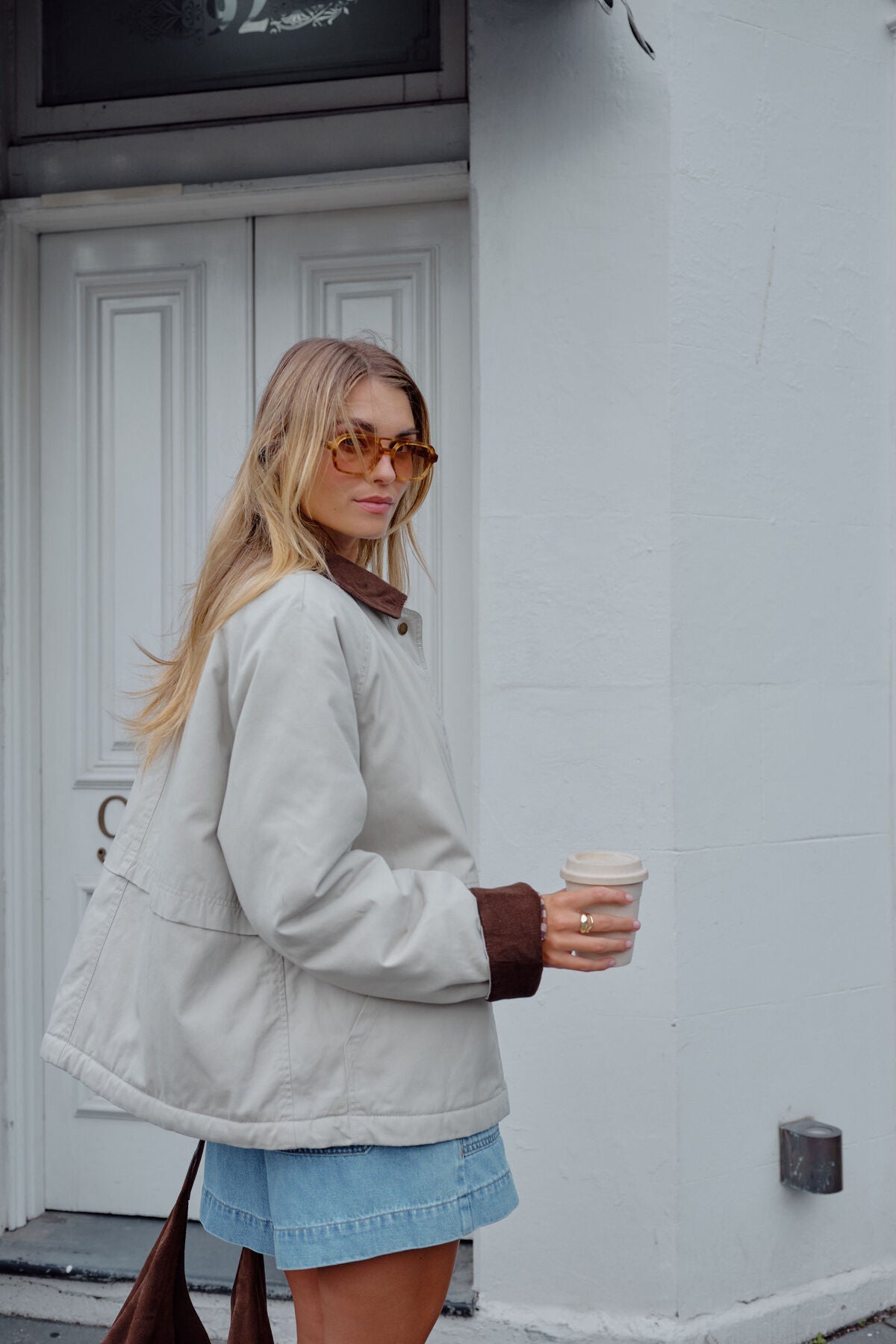 CERES LIFE BLAIR BARN JACKET - BIRCH