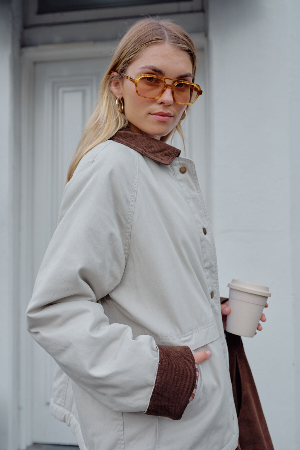 CERES LIFE BLAIR BARN JACKET - BIRCH