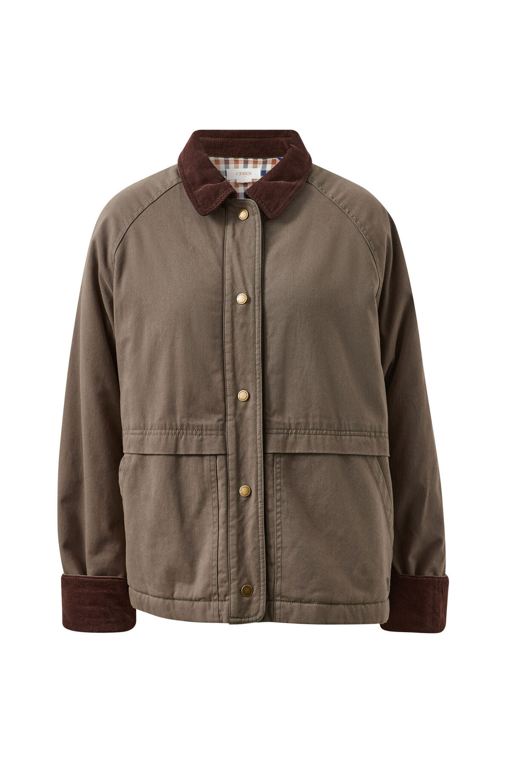 CERES LIFE BLAIR BARN JACKET - MOSS