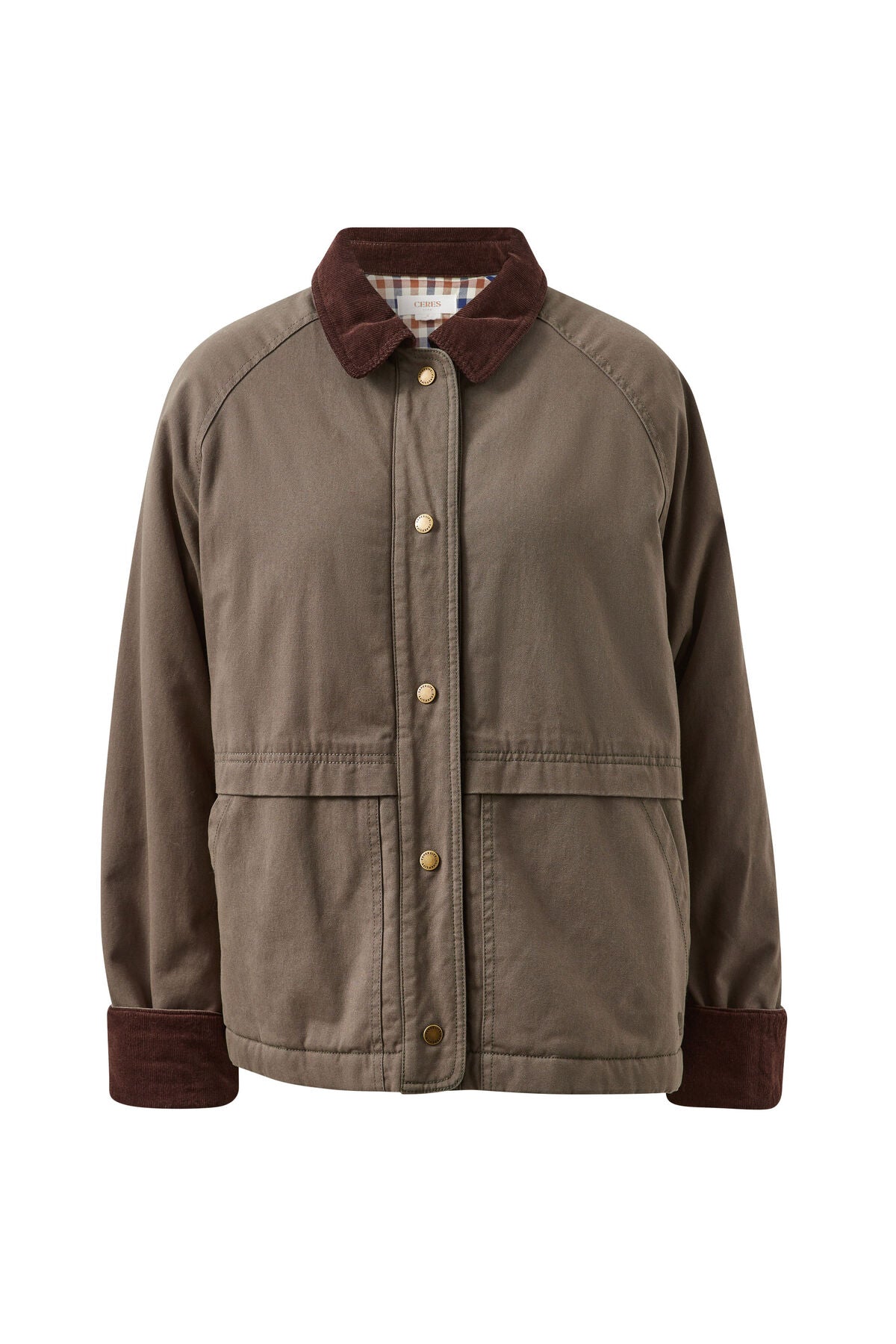 CERES LIFE BLAIR BARN JACKET - MOSS