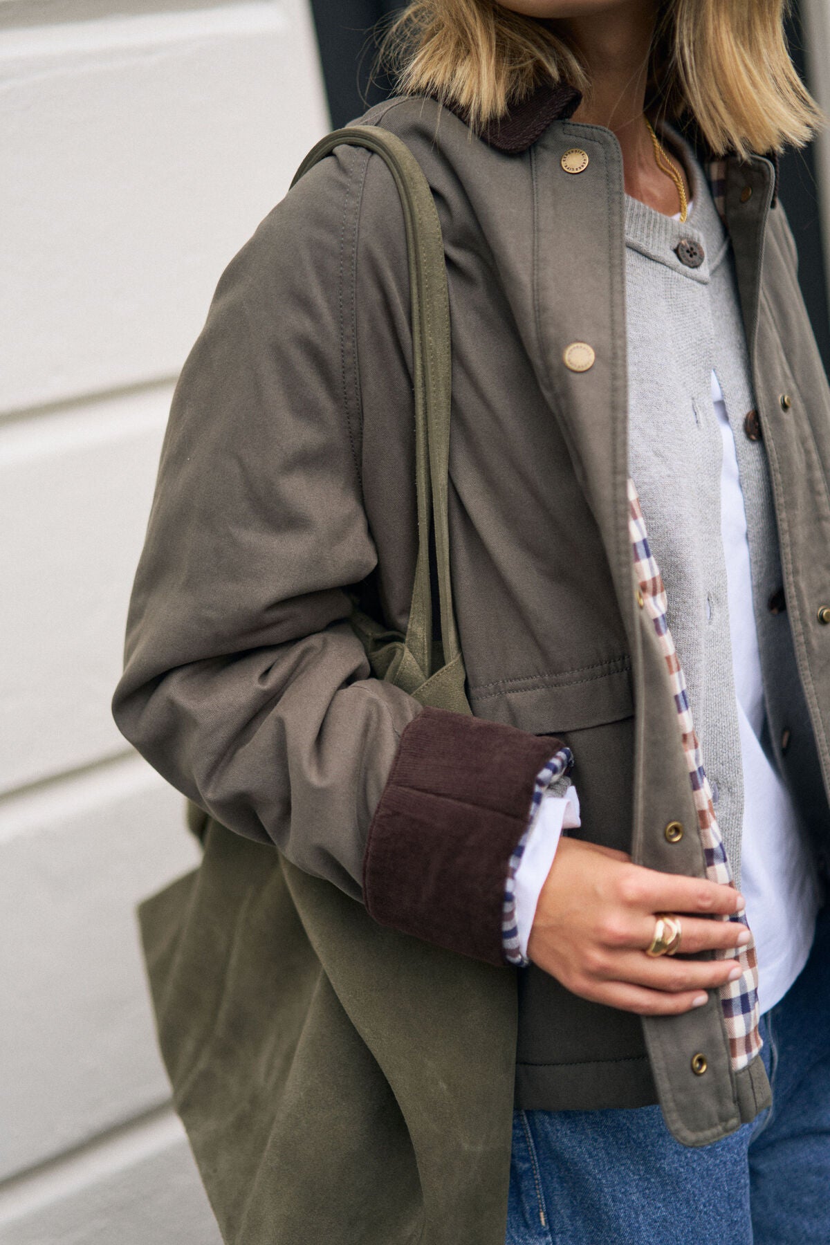 CERES LIFE BLAIR BARN JACKET - MOSS