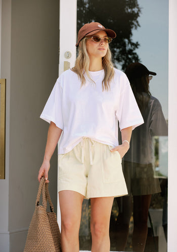 CERES LIFE PHOEBE PREMIUM TEE - WHITE