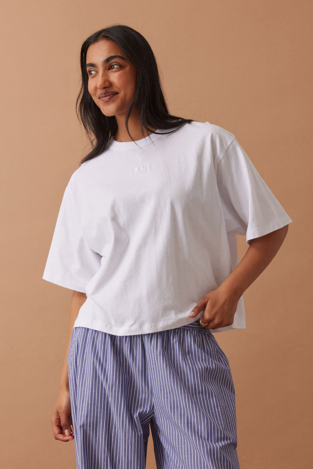 CERES LIFE PHOEBE PREMIUM TEE - WHITE
