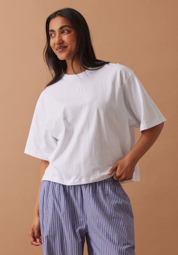 CERES LIFE PHOEBE PREMIUM TEE - WHITE