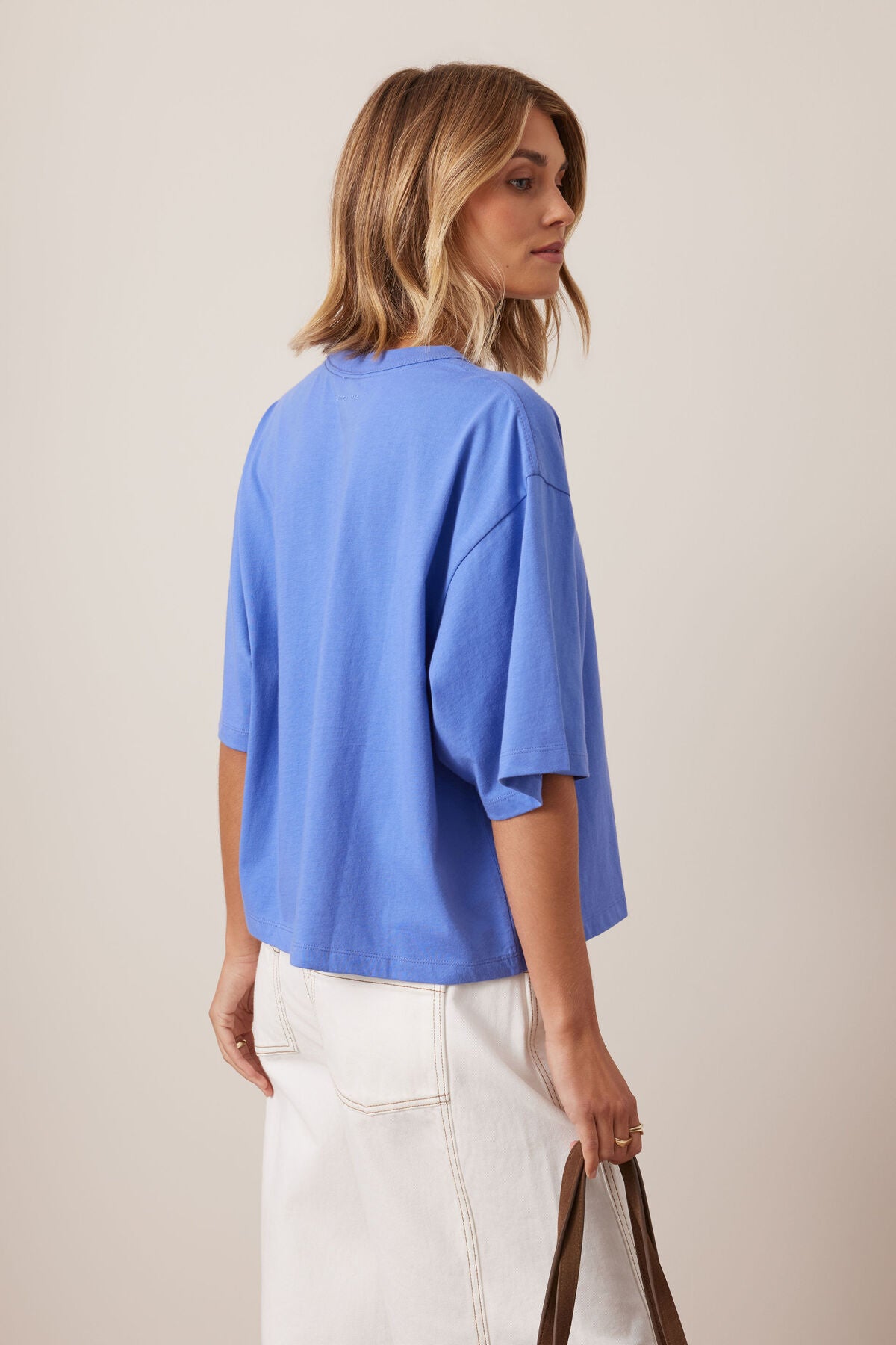 CERES LIFE PHOEBE PREMIUM TEE - VINTAGE BLUE