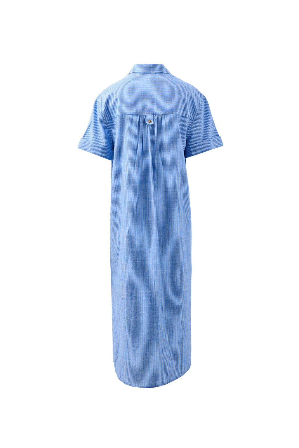 CERES LIFE HANNA MIDI SHIRT DRESS - COBALT STRIPE