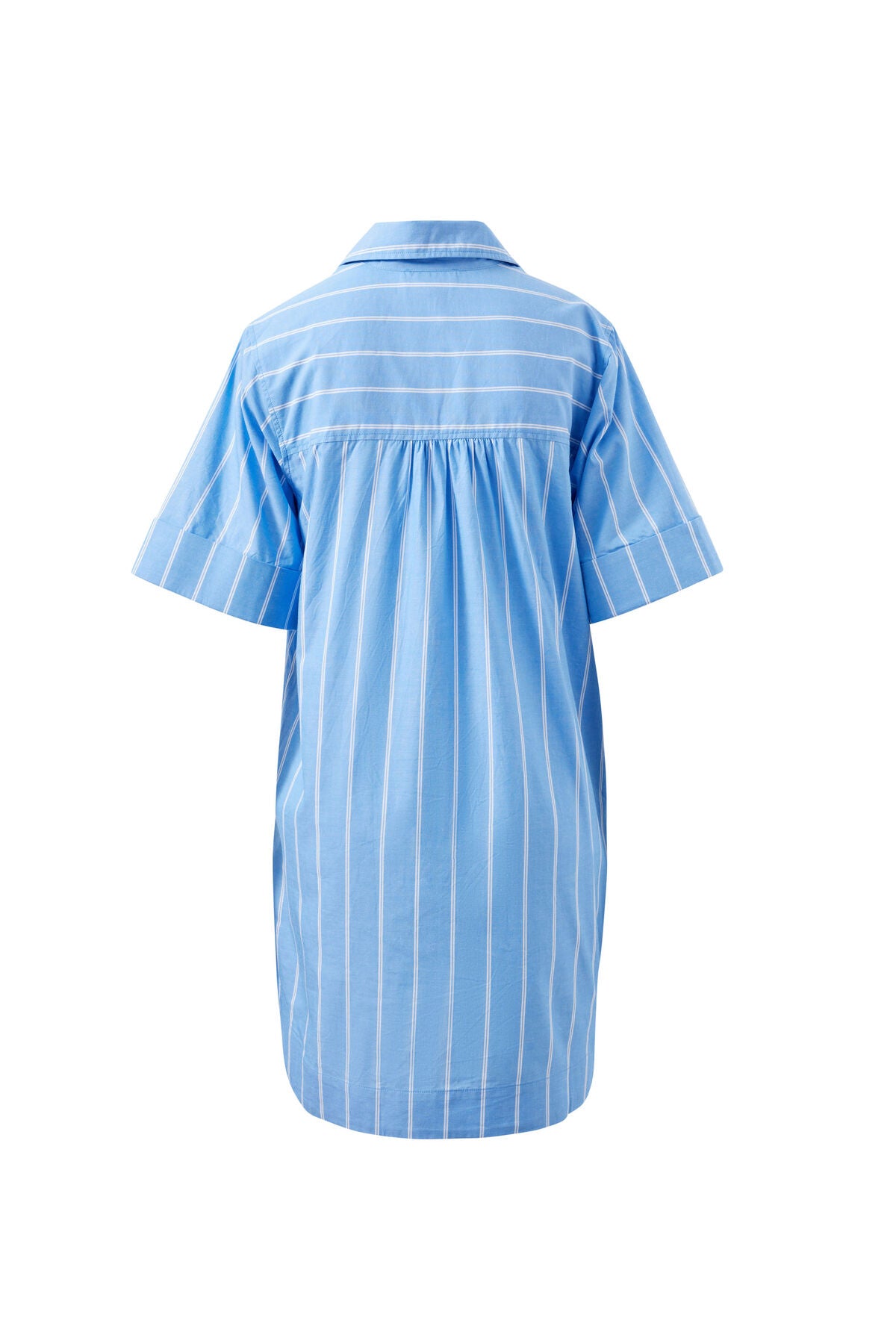 CERES LIFE SARA MINI SHIRT DRESS - OXFORD BLUE/WHITE STRIPE