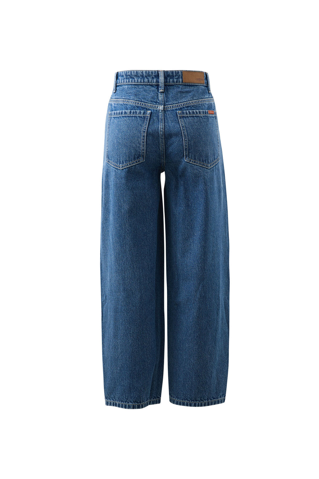 CERES LIFE LEAH TAPERED BARREL JEAN - FRESH INDIGO